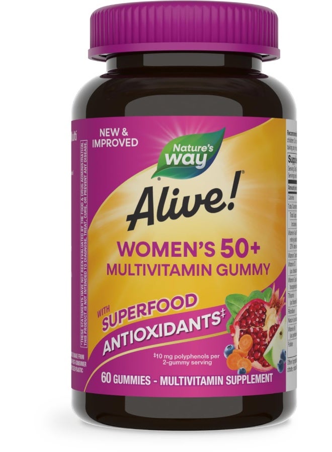 Nature's Way - Alive Women's 50+ Multivitamin 60 Gummies Packaging May Vary - Image 1