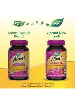 Nature's Way Alive Women's 50+ Multivitamin 60 Gummies Packaging May Vary  - Image 5