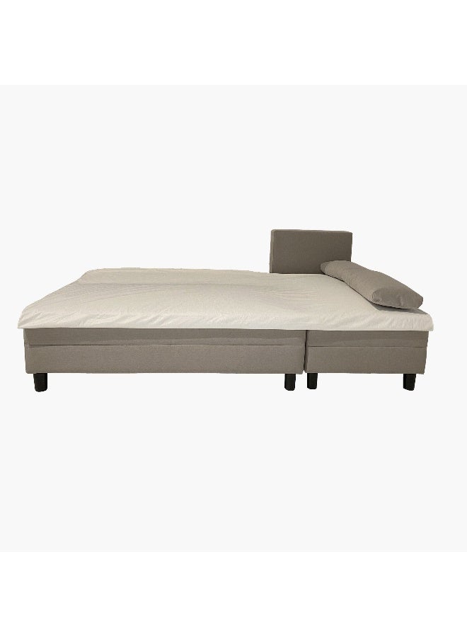 Home Box - New-Bliss 90X200 Headboard-Grey Fabric-K Grey - Image 1