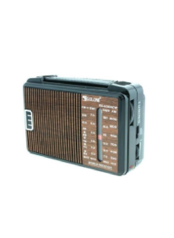 Golone Portable Classic Radio RX-608ACW Brown - Image 1