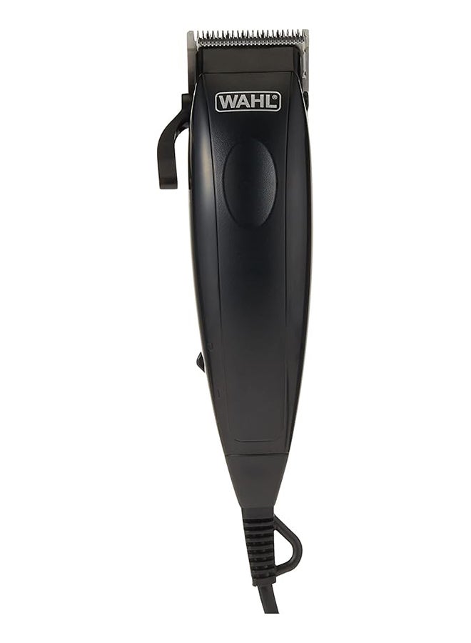 WAHL WAHL Homecut Complete Haircutting Kit, Corded Hair Clipper Self Sharpening Precision Blades With Taper Lever, Powerful And Durable Motor, 10 Guide Combs For Multiple Lenghts, 09243-5927 Black  - Image 1
