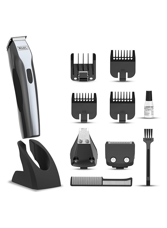 WAHL Cord/Cordless Grooming And Detail Trimmer Black/Silver - Image 1