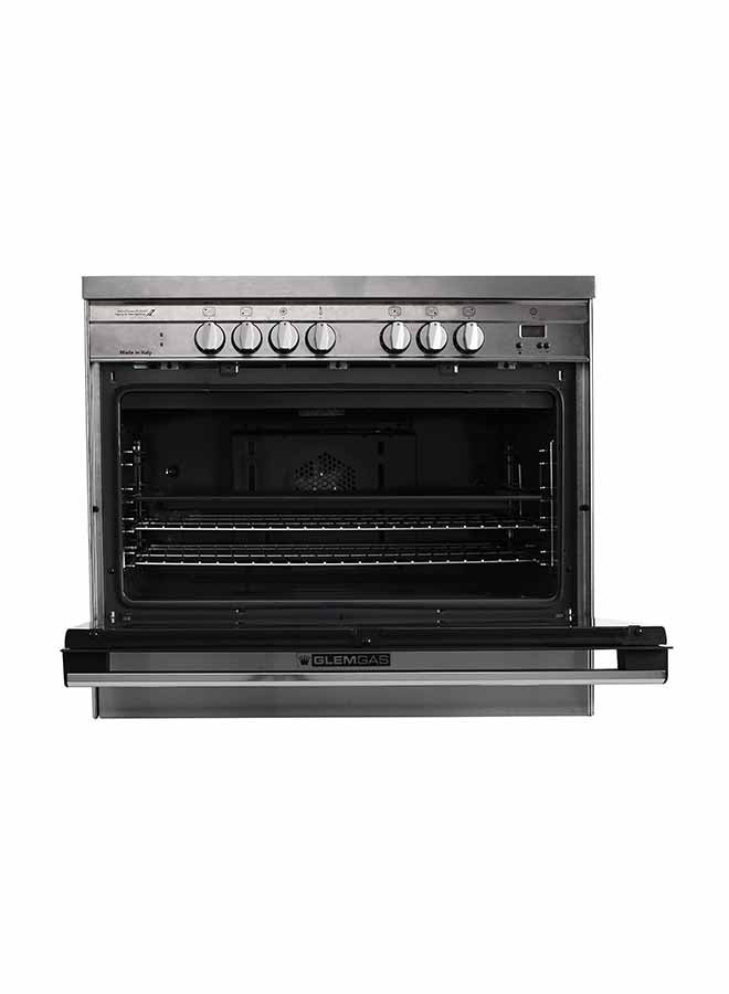 جليم فرن كهربائي من الإستانلس ستيل 123 L SB9624VI01ZZ أسود/ فضي - Image 2