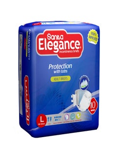Elegance Adult Diapers Large 40 Briefs  - Image 1