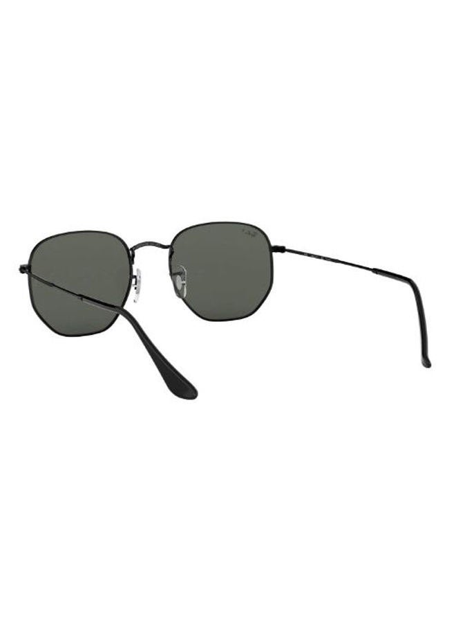 Ray-Ban Polarized Hexagon Sunglasses- 3548 002 58 Polarized - Lens Size: 51 mm - Black - Image 2