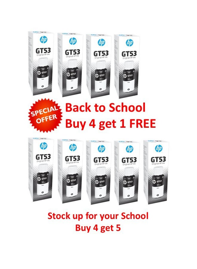 HP FREE UNIT - Buy 4 and get 5 HP GT53XL Original Ink Bottle- BLACK Black - Image 1