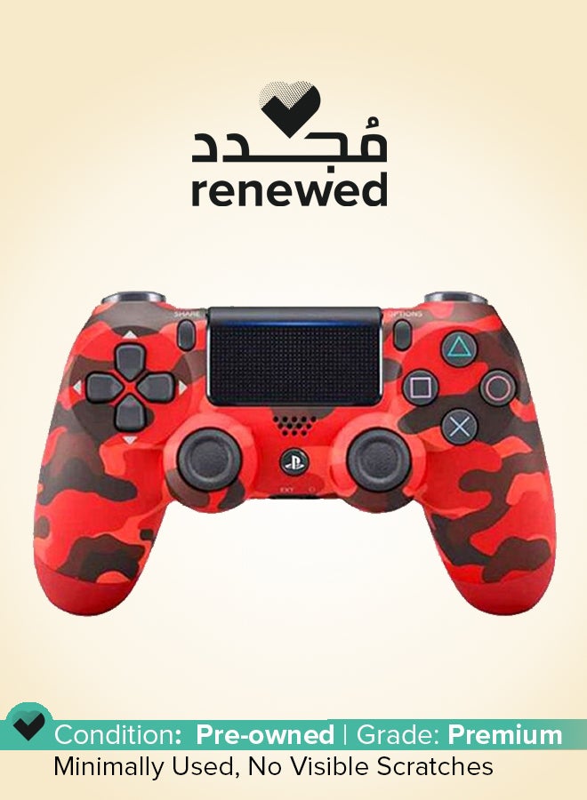 Sony Renewed - DualShock 4 Wireless Controller For PlayStation 4 - Red Camouflage - Image 1