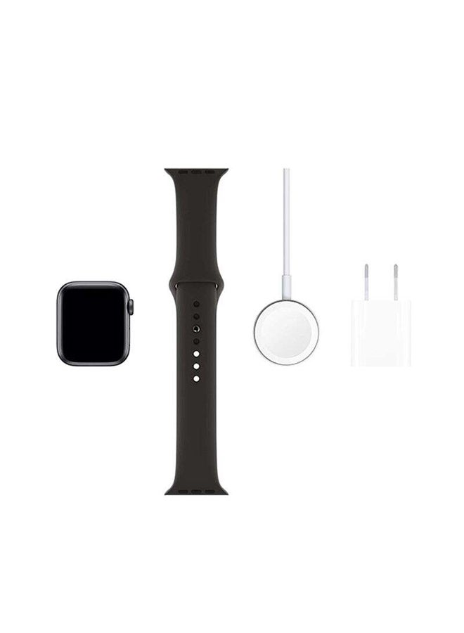 ابل  مُجدد- ساعة من السلسلة 5 قياس 40 مم  مع نظام تحديد المواقع  وغطاء من الألومنيوم وسوار رياضي أسود رمادي فلكي - Image 3