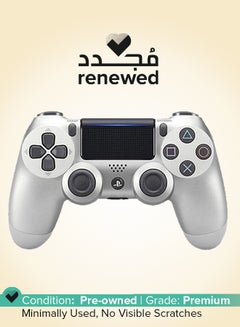 Renewed - DualShock 4 Wireless Controller - PlayStation 4 - Silver