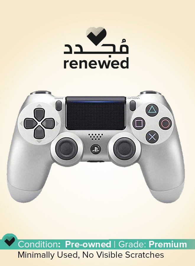 Sony - Renewed - DualShock 4 Wireless Controller - PlayStation 4 - Silver - Image 1