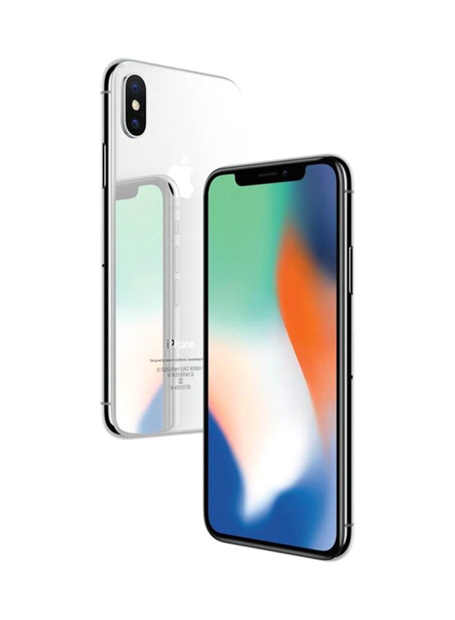 Apple - Renewed - iPhone X 256GB Silver 4G With Facetime - International Version - Image 1