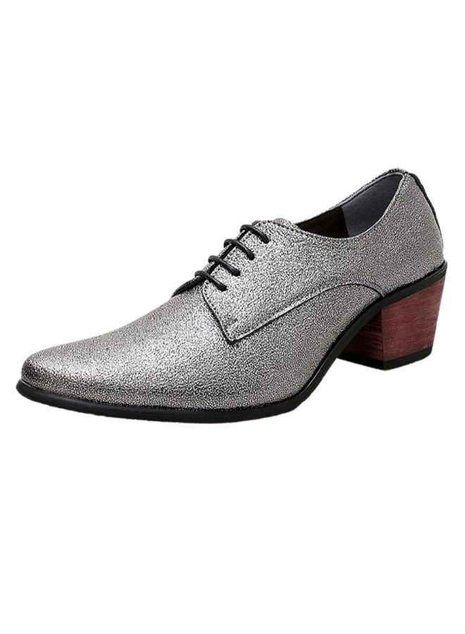 Generic High Heel Shoes Silver  - Image 2