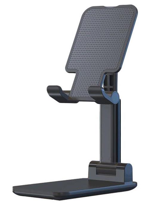 Folding Desktop Phone Stand Black - Image 1