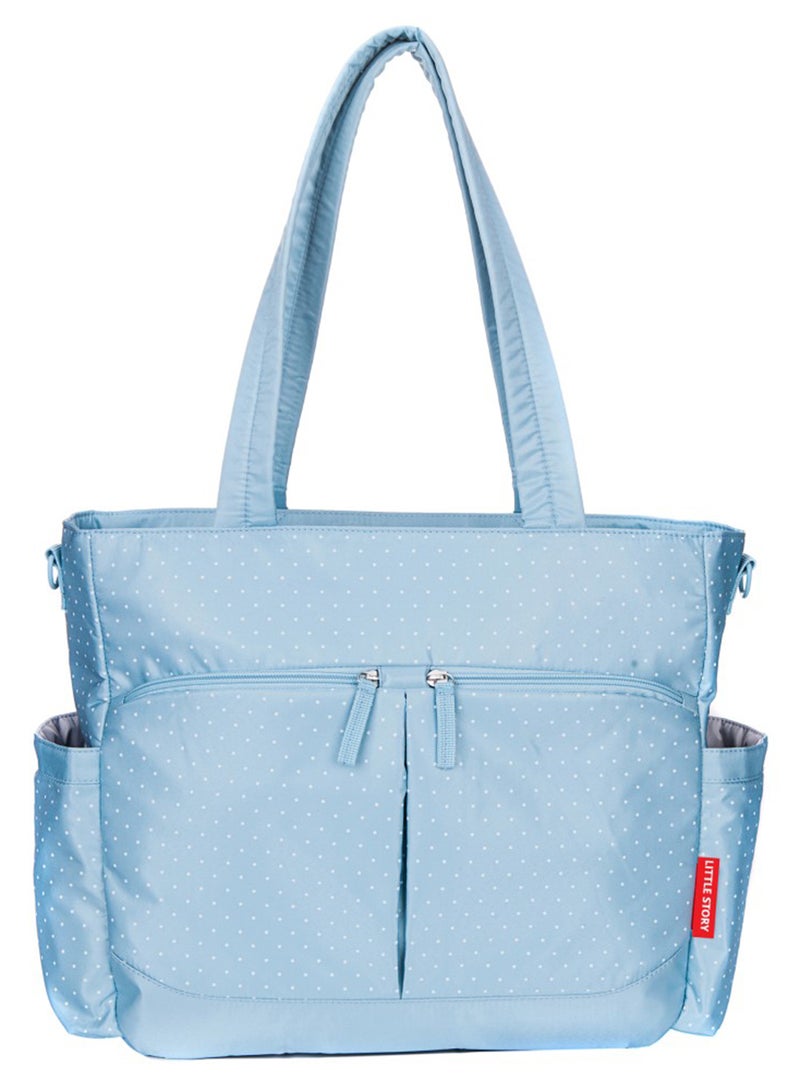 Little Story - Westchester Diaper Bag - Blue - Image 1