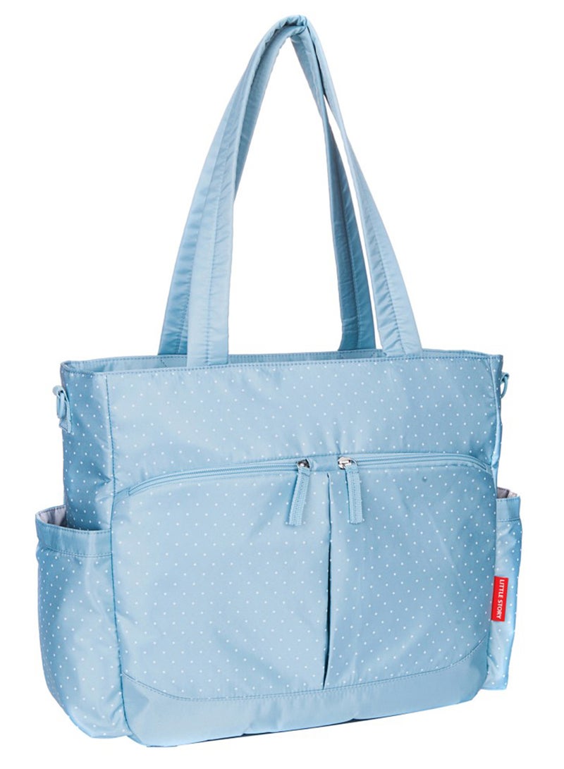 Little Story - Westchester Diaper Bag - Blue - Image 1