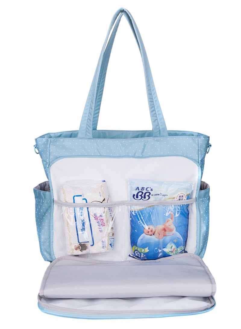 Little Story - Westchester Diaper Bag - Blue - Image 1