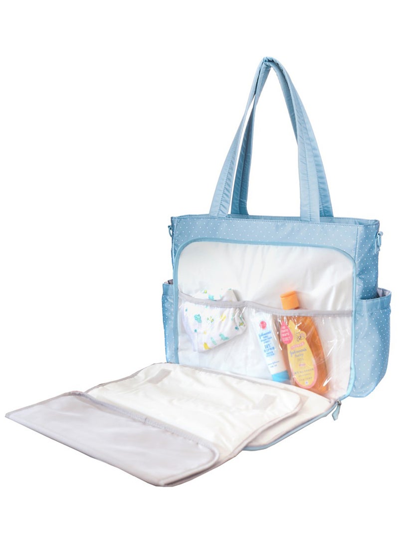 Little Story - Westchester Diaper Bag - Blue - Image 1