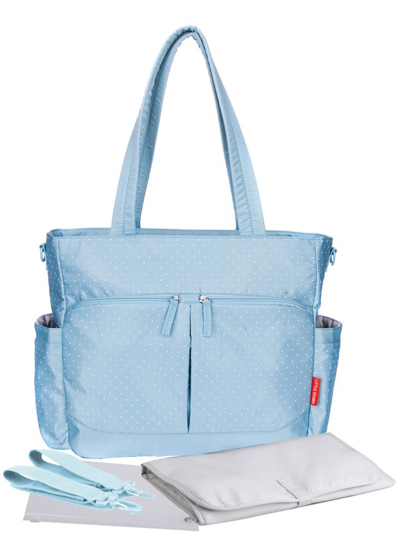 Little Story - Westchester Diaper Bag - Blue - Image 1