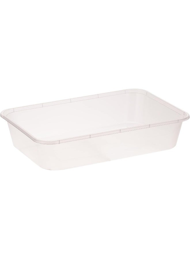Hotpack - 5-Piece Rectangular Containers With Lid Set Clear 5x500ml - Image 1