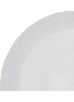 Hotpack 25-Piece Plastic Round Plate Set White 25 x 7inch  - Image 5