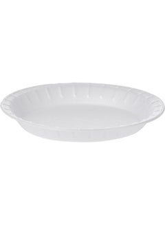 Hotpack 25-Piece Plastic Round Plate Set White 25 x 7inch  - Image 3