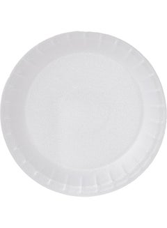 Hotpack 25-Piece Plastic Round Plate Set White 25 x 7inch  - Image 4