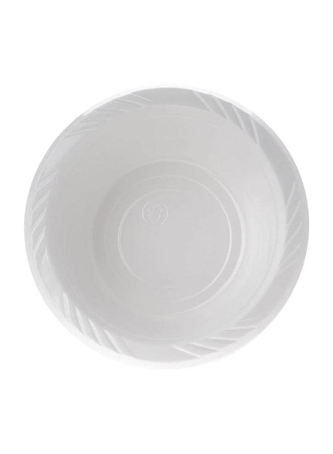 هوت باك طقم أوعية بلاستيكية للاستخدام مرة واحدة، من 25 قطعة أبيض - Image 2