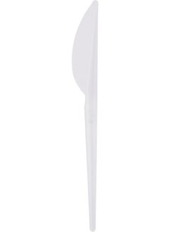 Hotpack 50-Piece Plastic Knife Set White 50 x 6inch  - Image 3