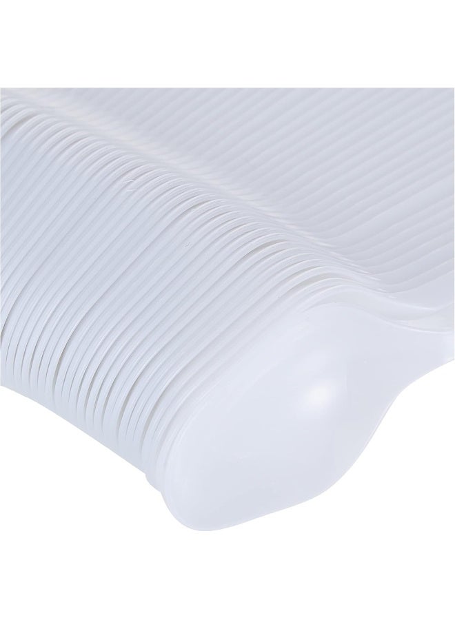 Hotpack Disposable Plastic Tea Spoon , White- 50Pcs White 50 x 6inch - Image 5