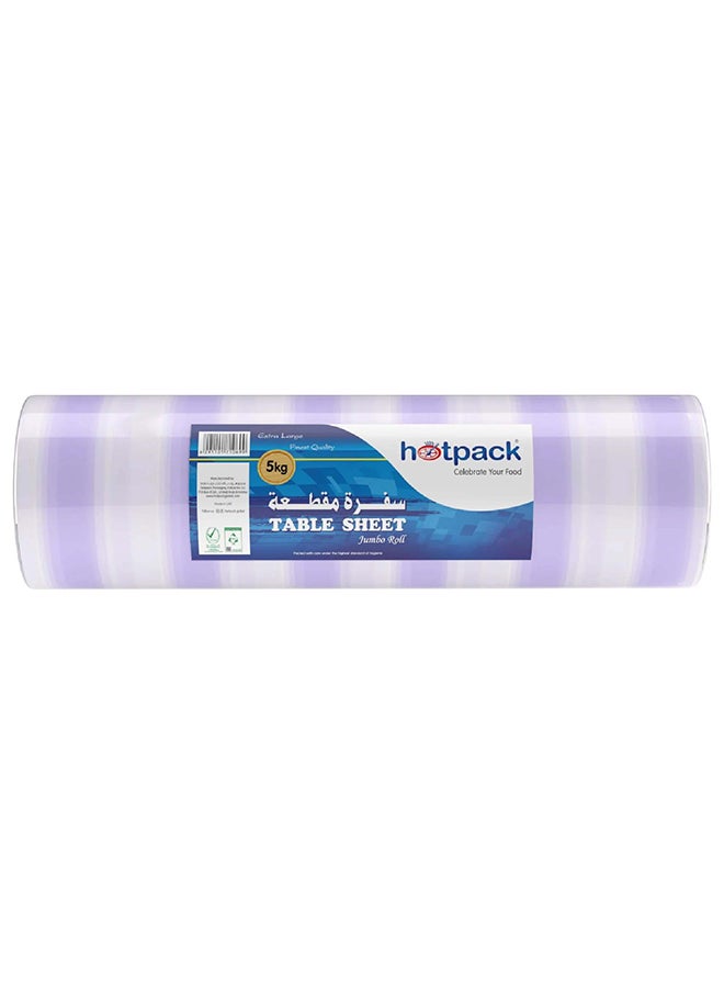Hotpack Disposable Plastic Table Cover, sofra Jumbo Roll 5Kg, 1Roll Assorted Color Assorted Color - Image 3
