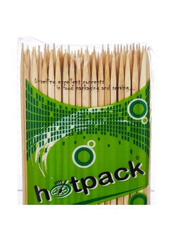 Hotpack 100-Piece Bamboo Skewer Set Beige 100x10inch  - Image 3