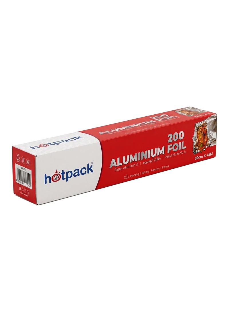 Hotpack Aluminium Foil 200 sq.ft - Silver 30 x 45cm - Image 1