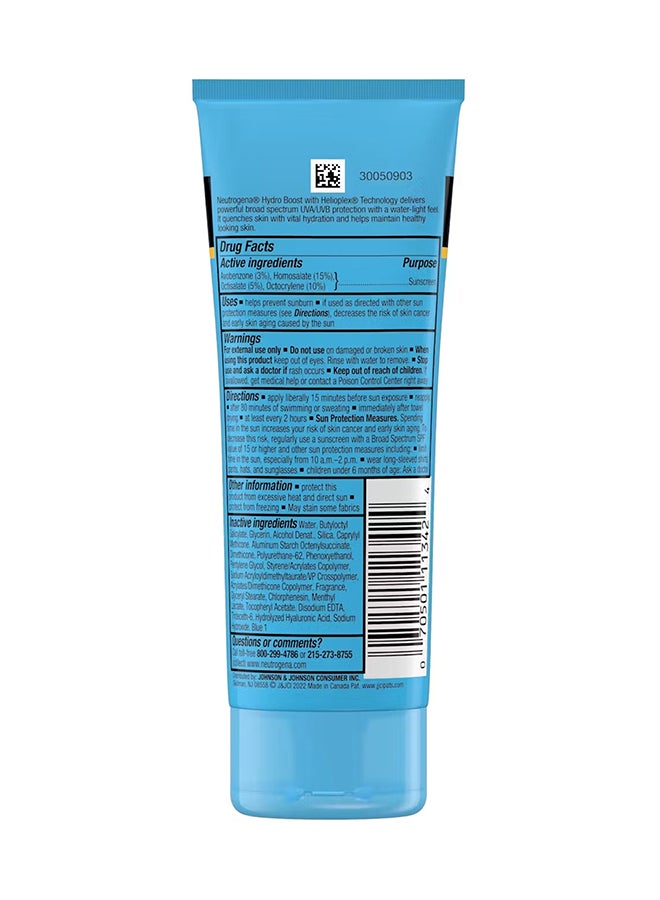 Neutrogena Hydro Boost Water Gel Lotion Sunscreen SPF 50 Blue 3Fluid Ounce  - Image 2