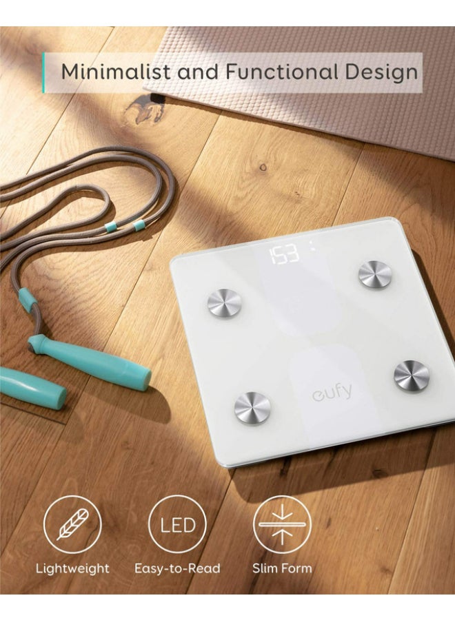 eufy - C1 Smart Scale With Bluetooth White - Image 1