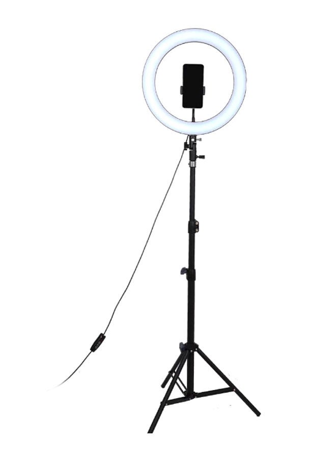 East Lady LED Photography Ring Light With Tripod Stand Black/White