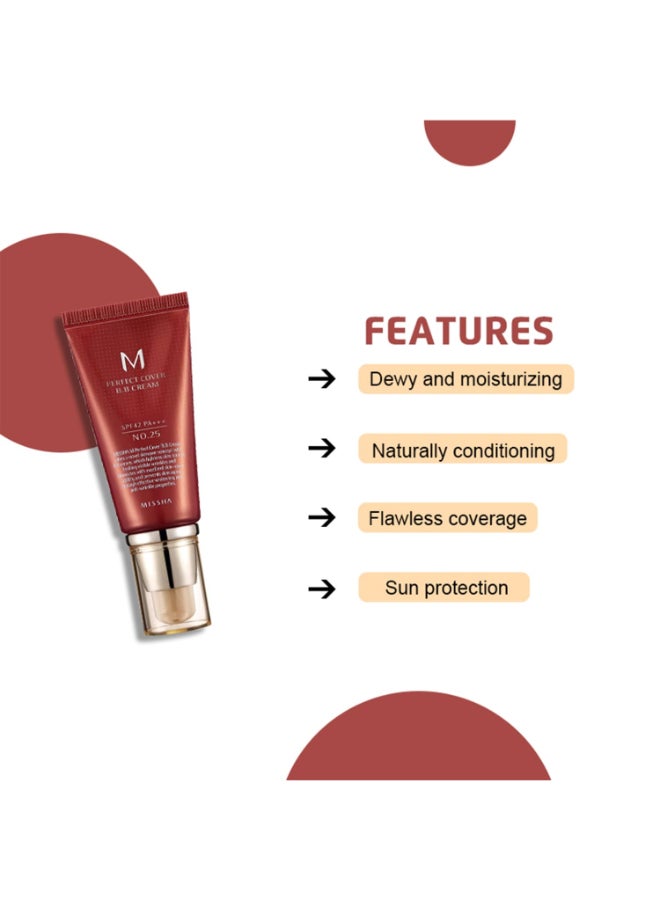 Missha - M Perfect Bb Cream No.25 Warm beige - Image 1