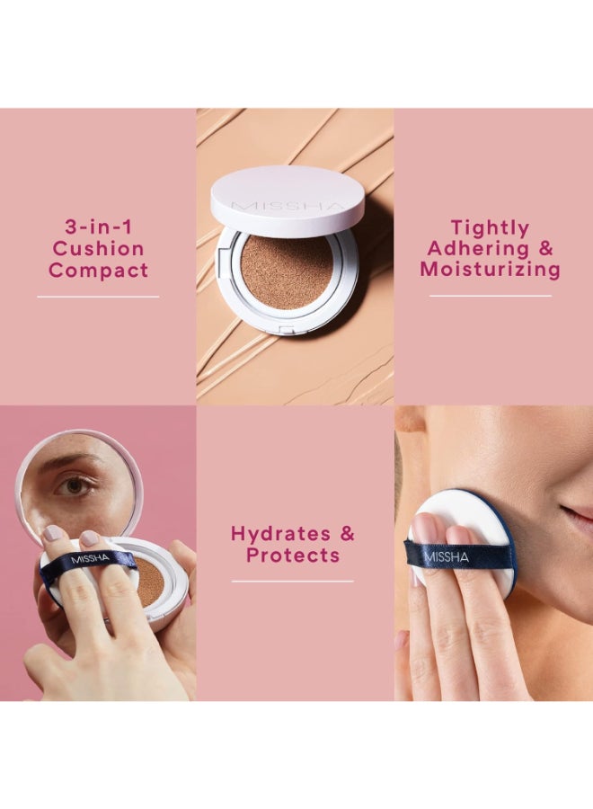 Missha Magic Cushion Moist Up No. 21 Light Beige  - Image 3