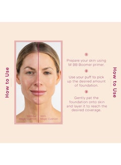 Missha Magic Cushion Moist Up No. 21 Light Beige  - Image 4
