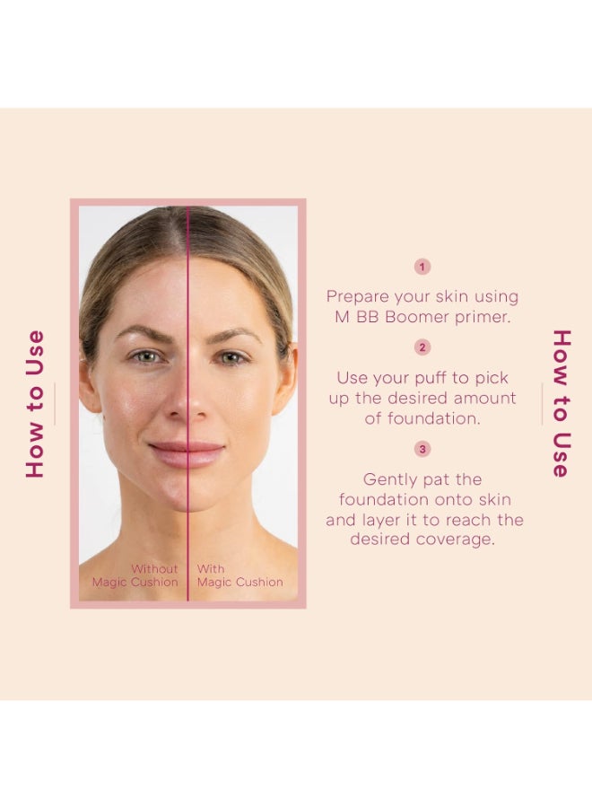 Missha Magic Cushion Moist Up No. 21 Light Beige  - Image 4