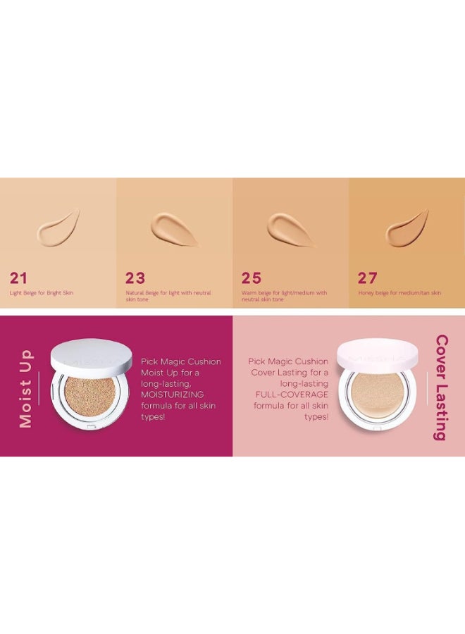 Missha - Magic Cushion Foundation No.21 Light Beige - Image 1