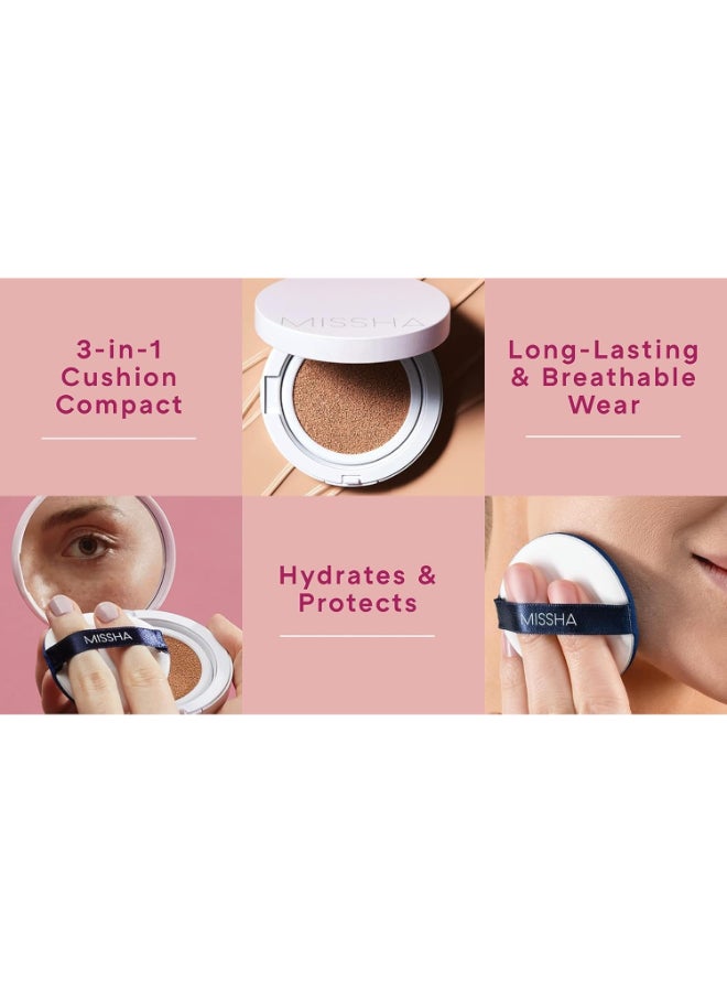 Missha - Magic Cushion Foundation No.21 Light Beige - Image 1