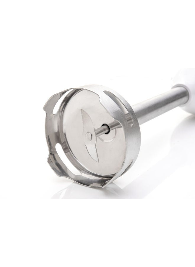 Media Tech Hand Blender, 450 Watt, Full Copper Motor, Stainless Steel Shaft & Detachable Body, Stainless Blades, Easy to use, MT-23E White - Image 4