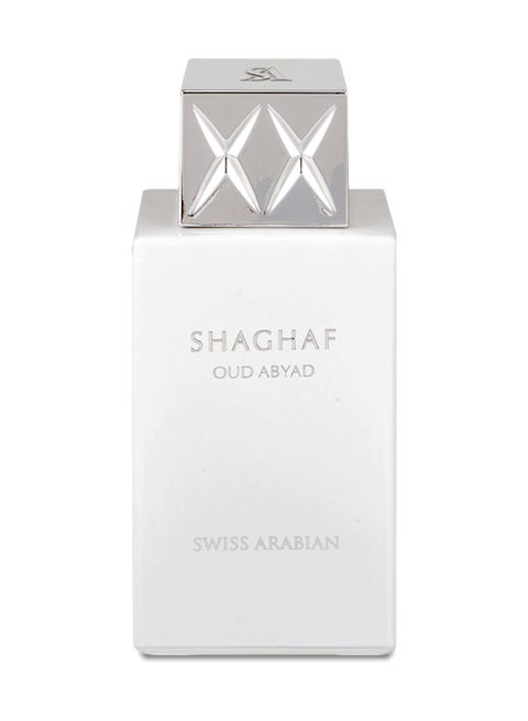 Shaghaf Oud Abyad Eau de Parfum, 75ml, Premium Quality Perfume, Women and Men’s Fragrance, Spicy, Resinous, Balsamic Luxurious Blend Perfumes for Men and Women 75ml