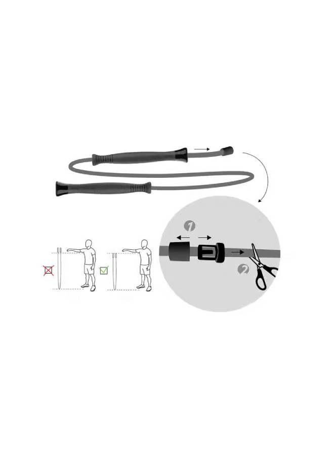Domyos Skipping Jump Rope Brown One Size centimeter  - Image 2