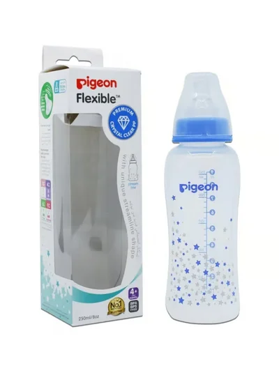 pigeon Streamline Slim Neck Feeding Bottle - 250ml - Assorted