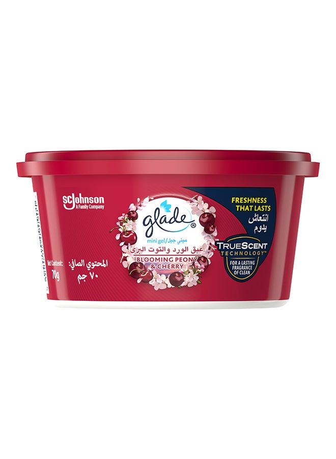 Glade Mini Gel Home Air Freshener, Blooming Peony And Cherry 70grams  - Image 1