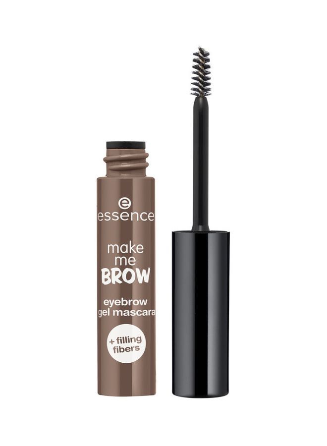 Essence Make Me Brow Eyebrow Gel Mascara | 05 Chocolaty Brows | Tinted Gel with Filling Fibres | Natural Look & Defined Shape | Vegan & Oil-Free Formula | Easy Application with Brush | 3.8 ml 05 Chocolaty Brows - Image 1