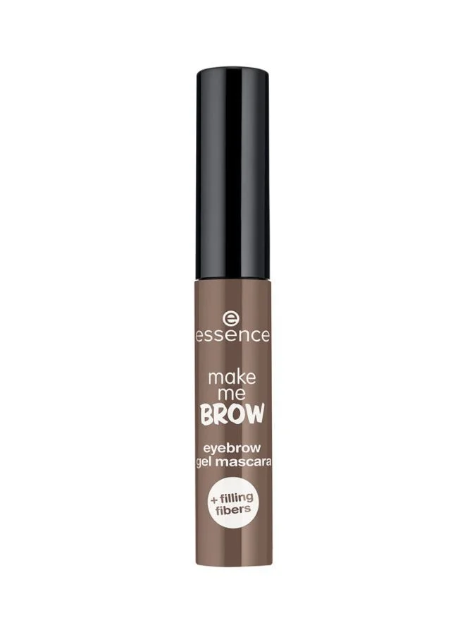 Essence Make Me Brow Eyebrow Gel Mascara | 05 Chocolaty Brows | Tinted Gel with Filling Fibres | Natural Look & Defined Shape | Vegan & Oil-Free Formula | Easy Application with Brush | 3.8 ml
