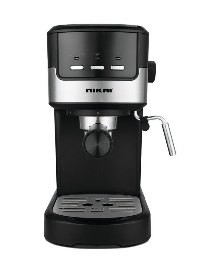 نيكاي ماكينة تحضير القهوة/الإسبريسو 1.25 L 1100 W NEM1990AX أسود/فضي - Image 2