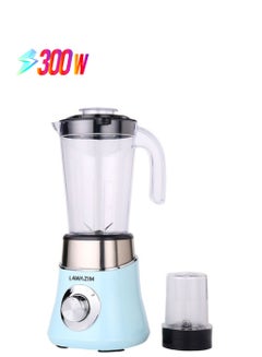 خلاطة طعام 2 في 1 بسرعتين 800 ml 300 W 05-2103-04 أزرق/شفاف/اسود